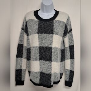 Designer Lab Lord & Taylor S Colorblock Sweater Long Sleeve Stretch Knit